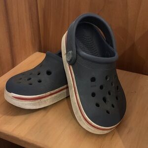 Navy and Red Crocband Crocs c9 Child Toddler Boys Unisex